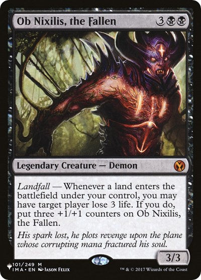 Ob Nixilis, the Fallen (The List) Light Play