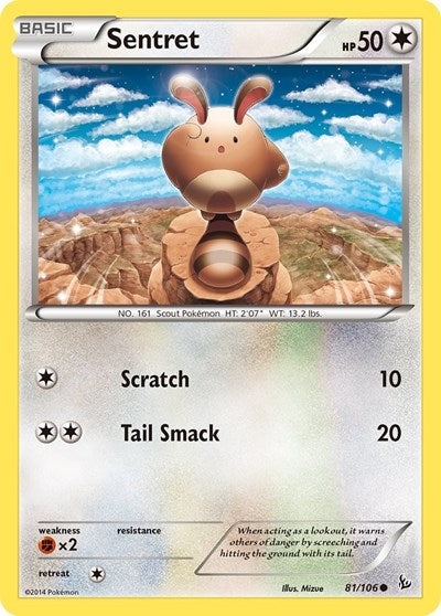 Sentret (XY - Flashfire) Medium Play