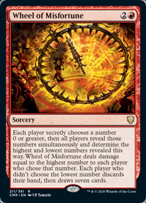 Wheel of Misfortune (Commander Legends) Light Play