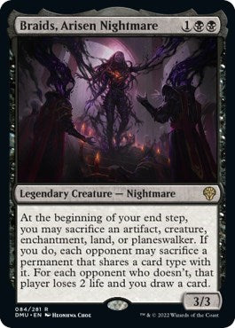 Braids, Arisen Nightmare (Dominaria United) Light Play