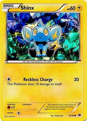 Shinx - 43/99 (Cracked Ice Holo) (Blister Exclusives) Light Play Holofoil