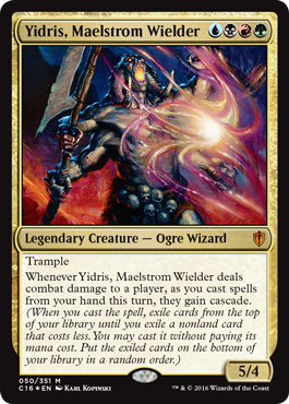 Yidris, Maelstrom Wielder (Commander 2016 Edition) Light Play Foil