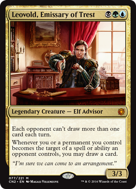 Leovold, Emissary of Trest (Conspiracy: Take the Crown) Light Play