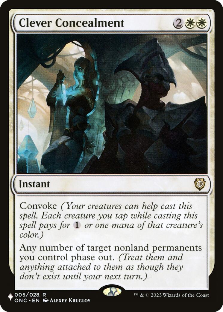 Clever Concealment [LIST - 005/028]
