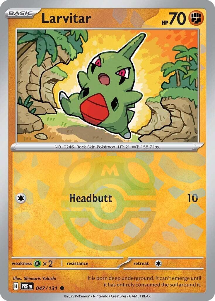 Larvitar (Master Ball Pattern) [PRE - 047]
