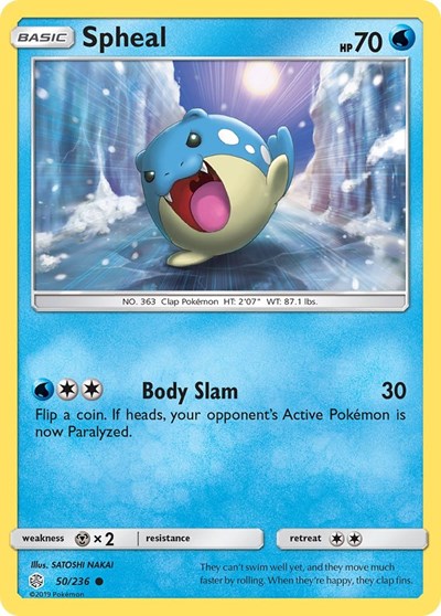 Spheal - 50 (SM - Cosmic Eclipse) Light Play