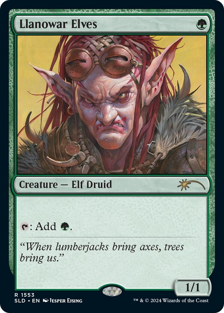 Llanowar Elves (1553) [SLD - 1553]