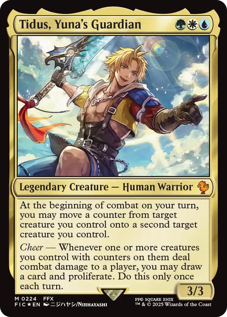 Tidus, Yuna's Guardian (Surge Foil) [FIC - 224]