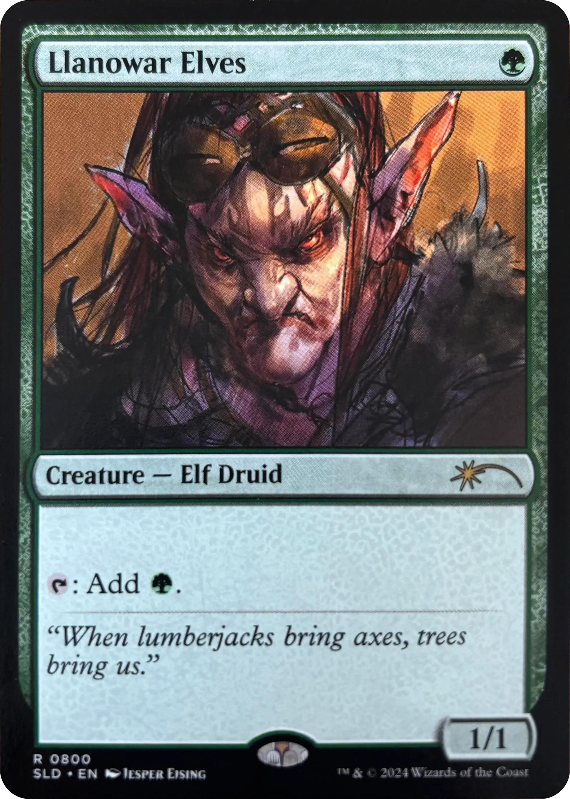 Llanowar Elves (0800) [SLD - 800]