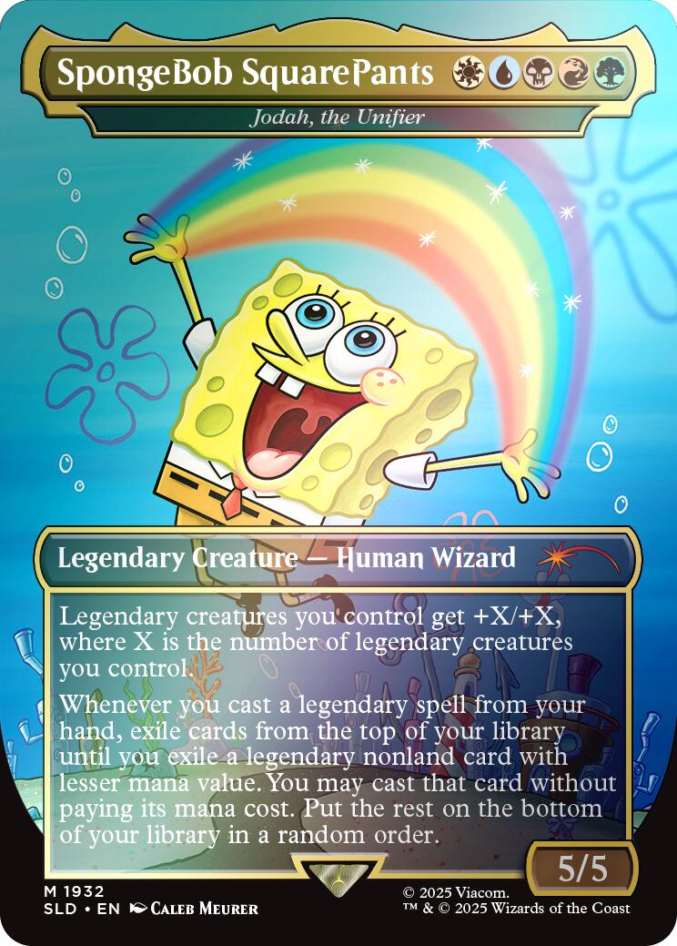 SpongeBob SquarePants - Jodah, the Unifier (Rainbow Foil) [SLD - 1932]