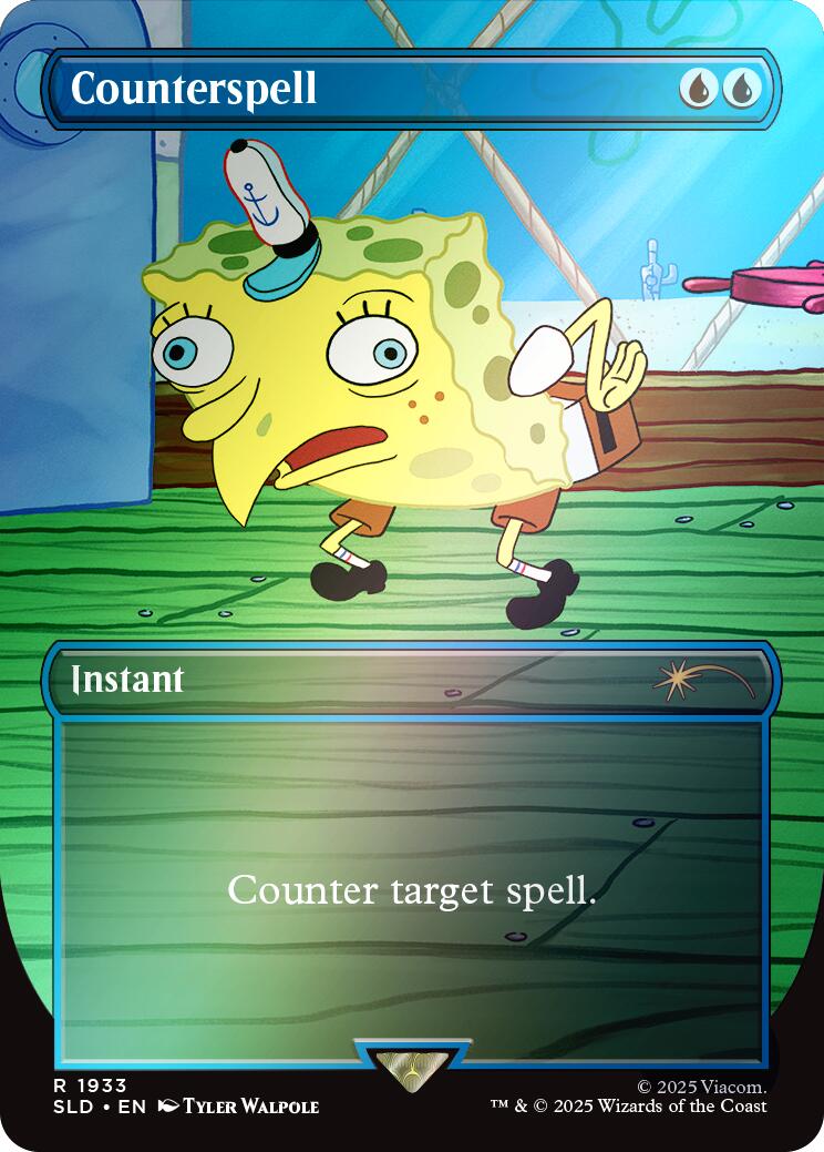 Counterspell (1933) (Rainbow Foil) [SLD - 1933]