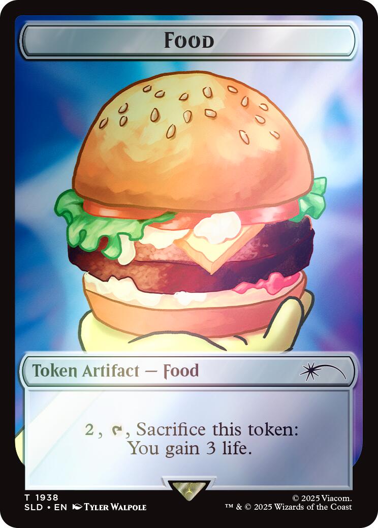 Food Token (1938) (Rainbow Foil) [SLD - 1938]