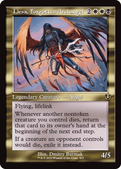 Liesa, Forgotten Archangel (Retro Frame) (Innistrad Remastered) Light Play