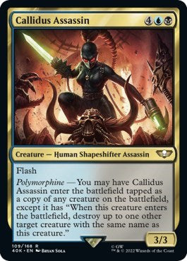 Callidus Assassin (Universes Beyond: Warhammer 40K) Light Play