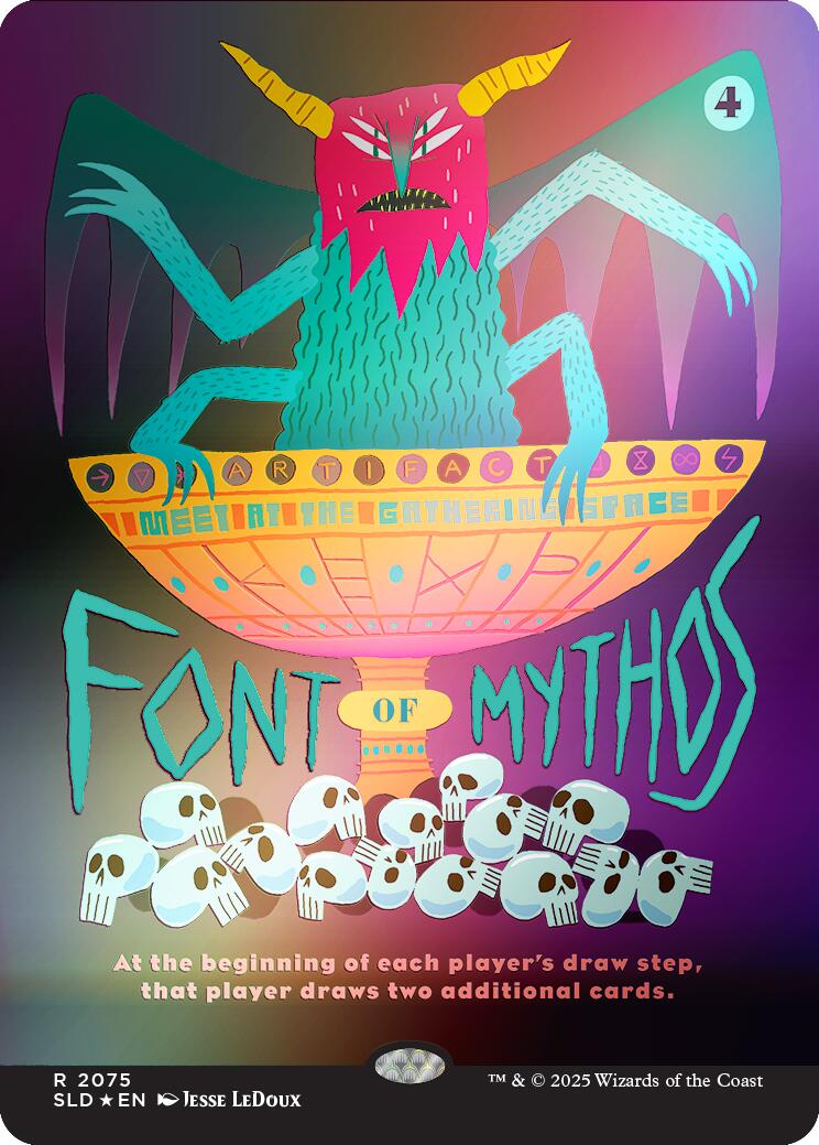 Font of Mythos (Rainbow Foil) [SLD - 2075]