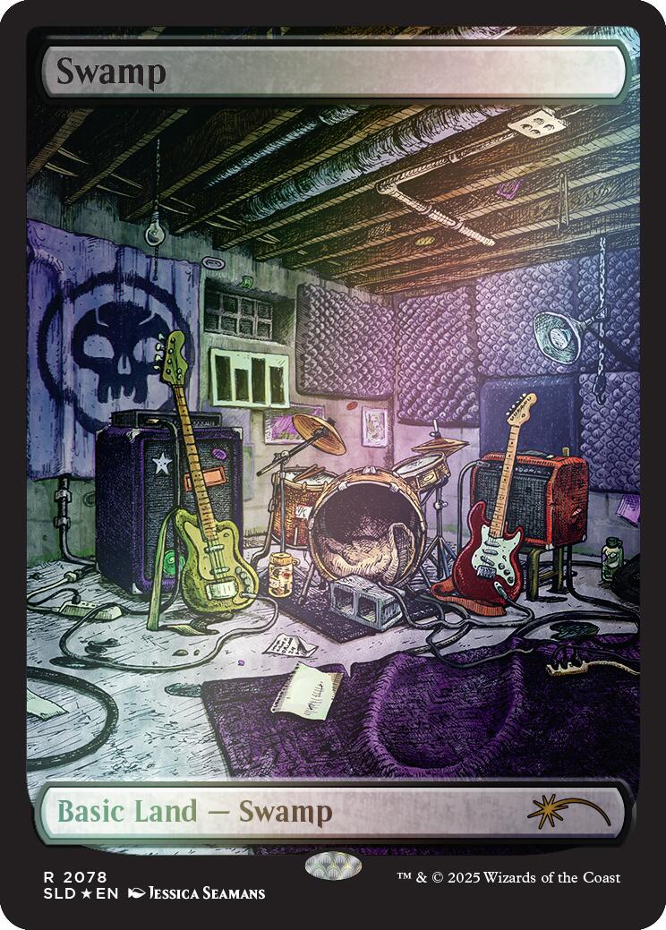 Swamp (2078) (Rainbow Foil) [SLD - 2078]