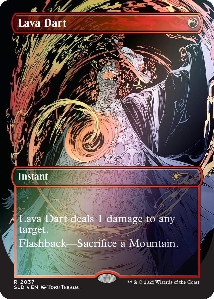 Lava Dart (Rainbow Foil) [SLD - 2037]