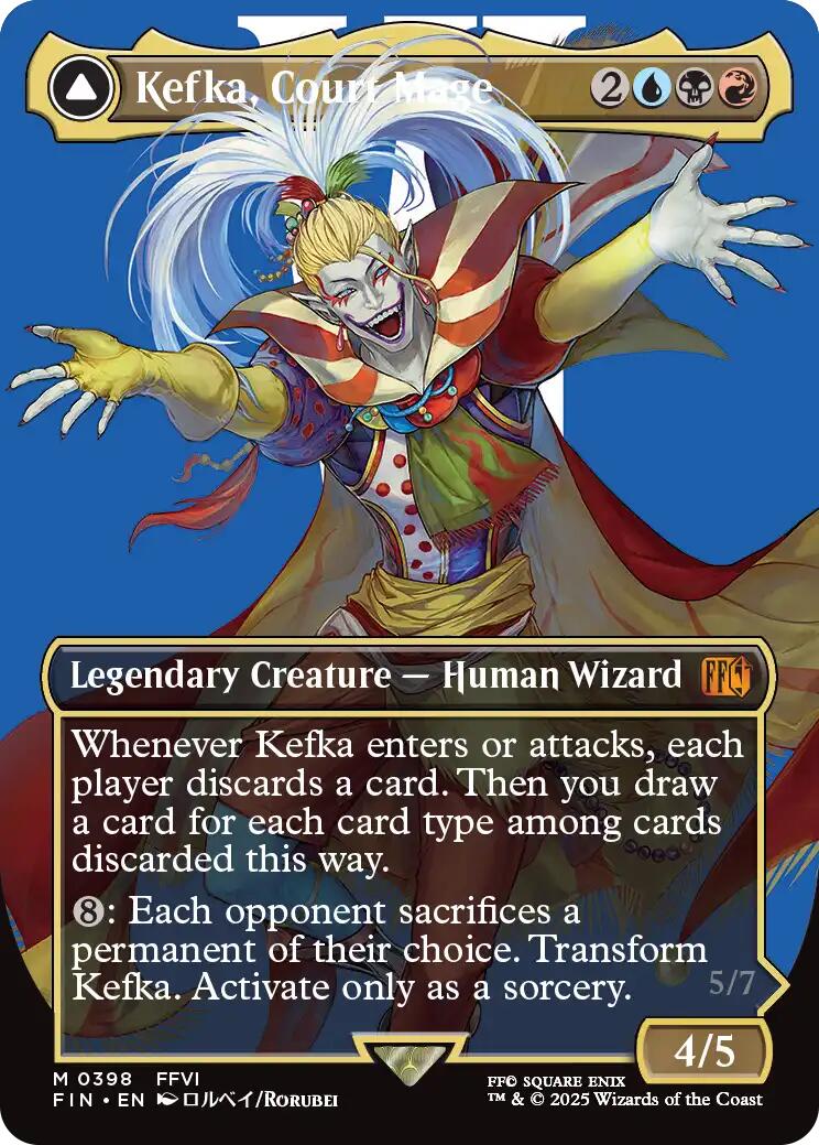 Kefka, Court Mage (Borderless) (0398) [FIN - 398]