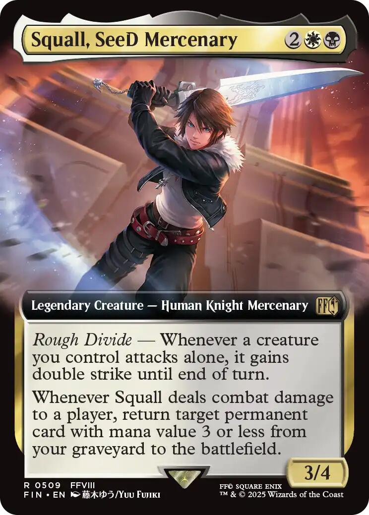 Squall, SeeD Mercenary (Extended Art) [FIN - 509]