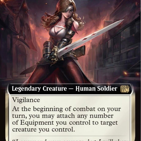 mtg final fantasy beatrix Beatrix, Loyal General (Extended Art) [FIN