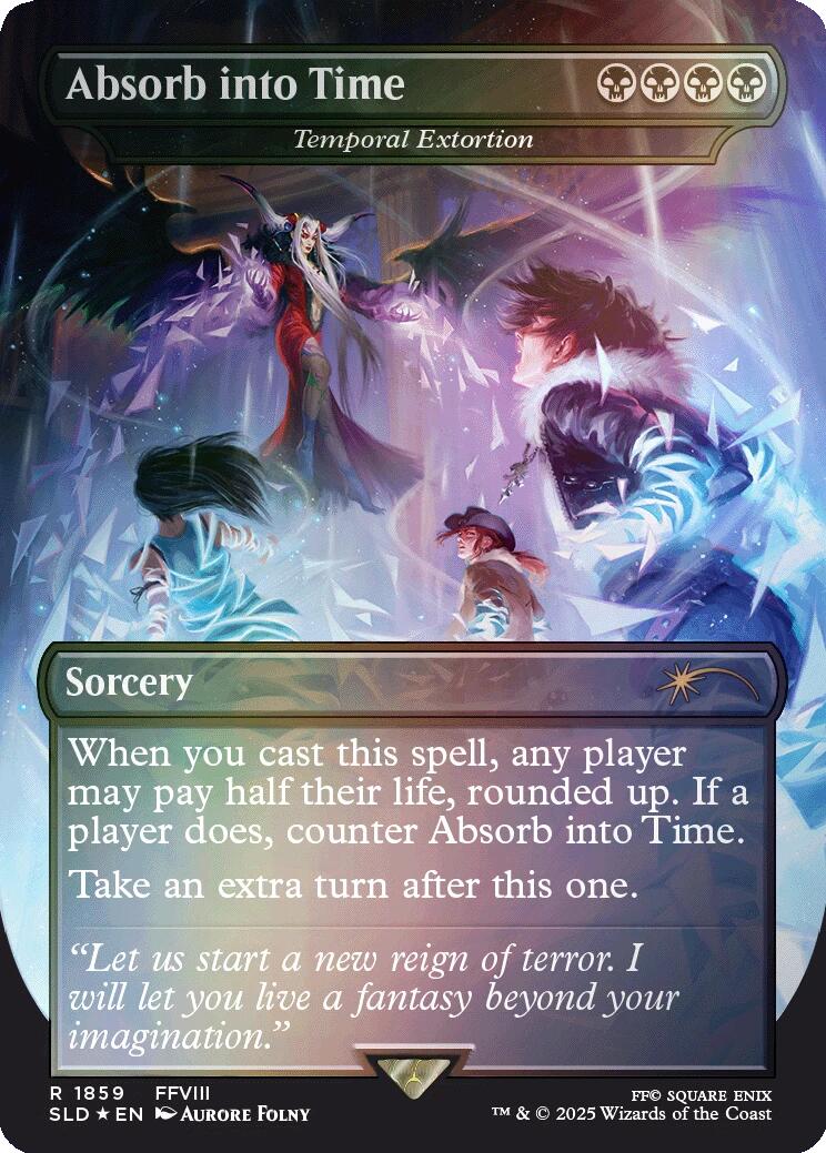 Absorb into Time - Temporal Extortion (Rainbow Foil) [SLD - 1859]