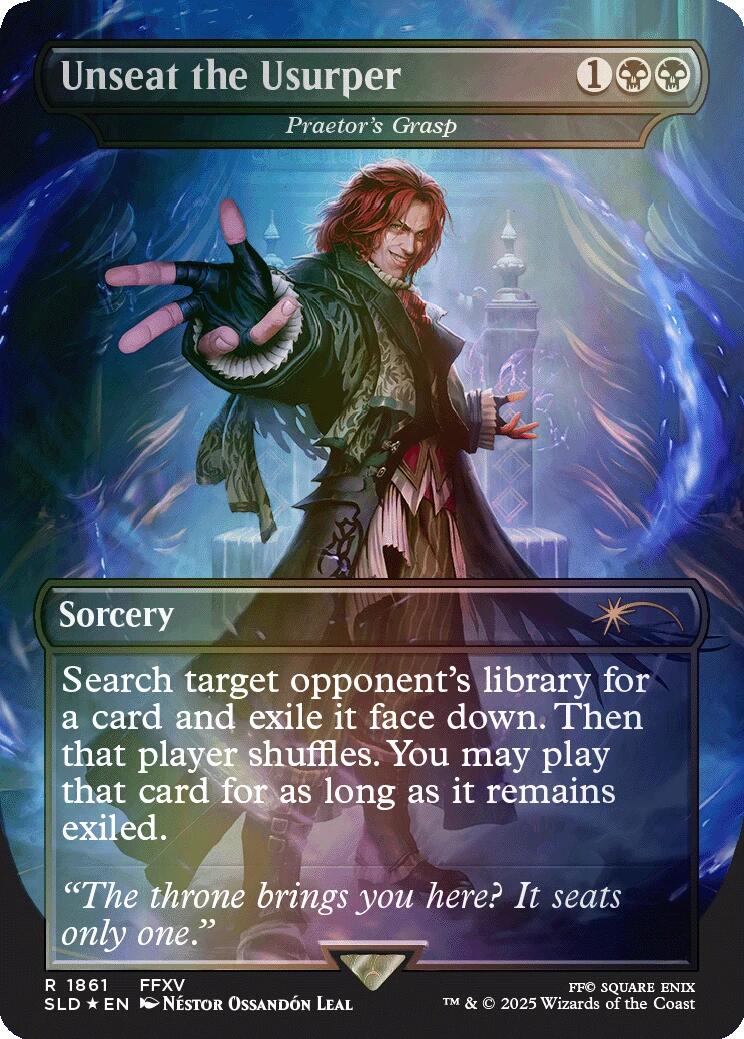 Unseat the Usurper - Praetor's Grasp (Rainbow Foil) [SLD - 1861]