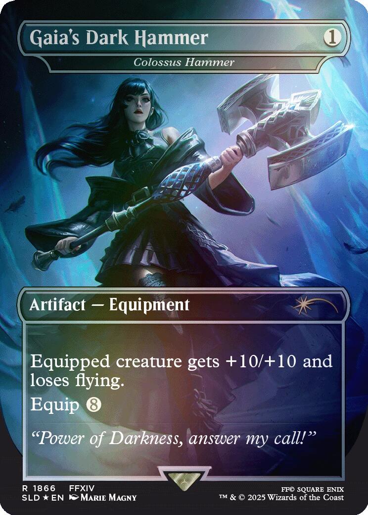 Gaia's Dark Hammer - Colossus Hammer (Rainbow Foil) [SLD - 1866]