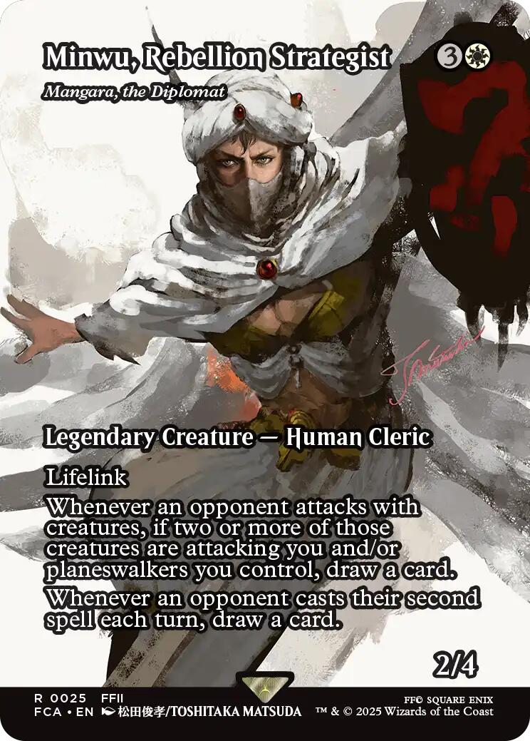 Minwu, Rebellion Strategist - Mangura, the Diplomat (Showcase) [FCA - 25]