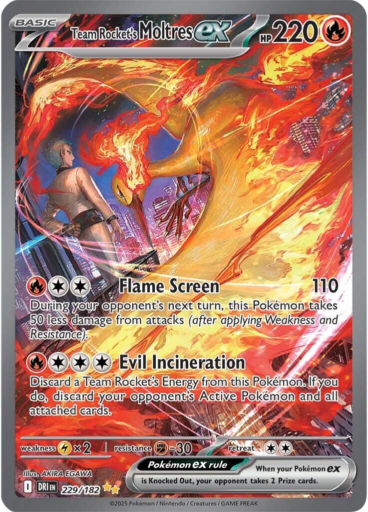 Team Rocket's Moltres ex - 229/182 [DRI - 229/182]