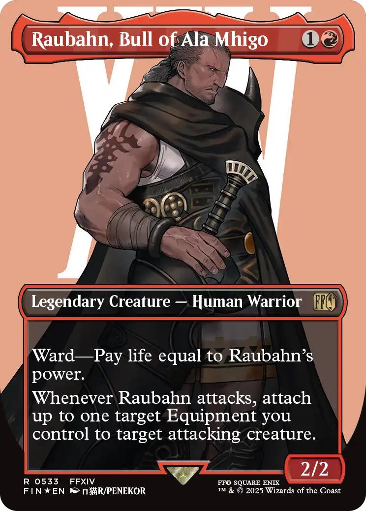 Raubahn, Bull of Ala Mhigo (Borderless) (Surge Foil) [FIN - 533]