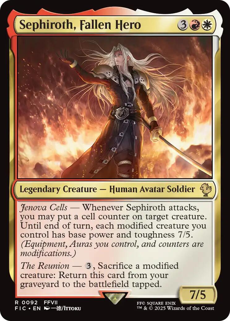Sephiroth, Fallen Hero (Surge Foil)