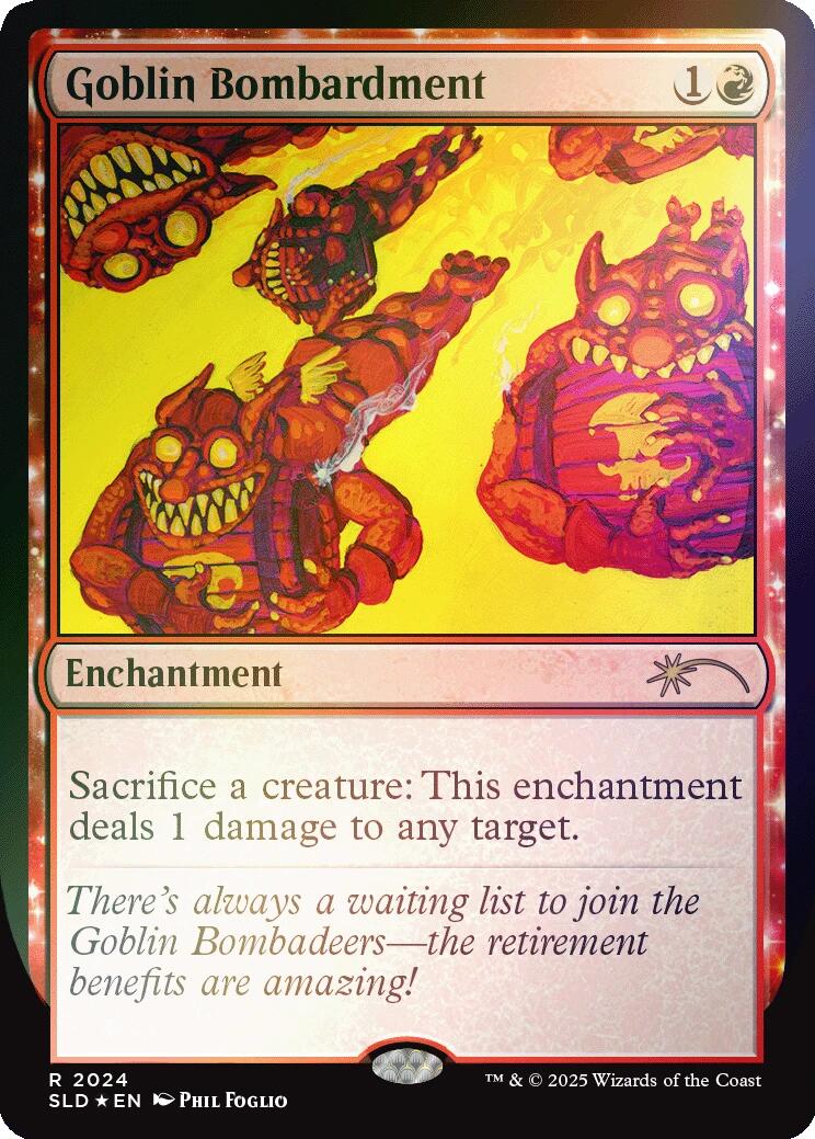 Goblin Bombardment (2024) (Rainbow Foil) [SLD - 2024]