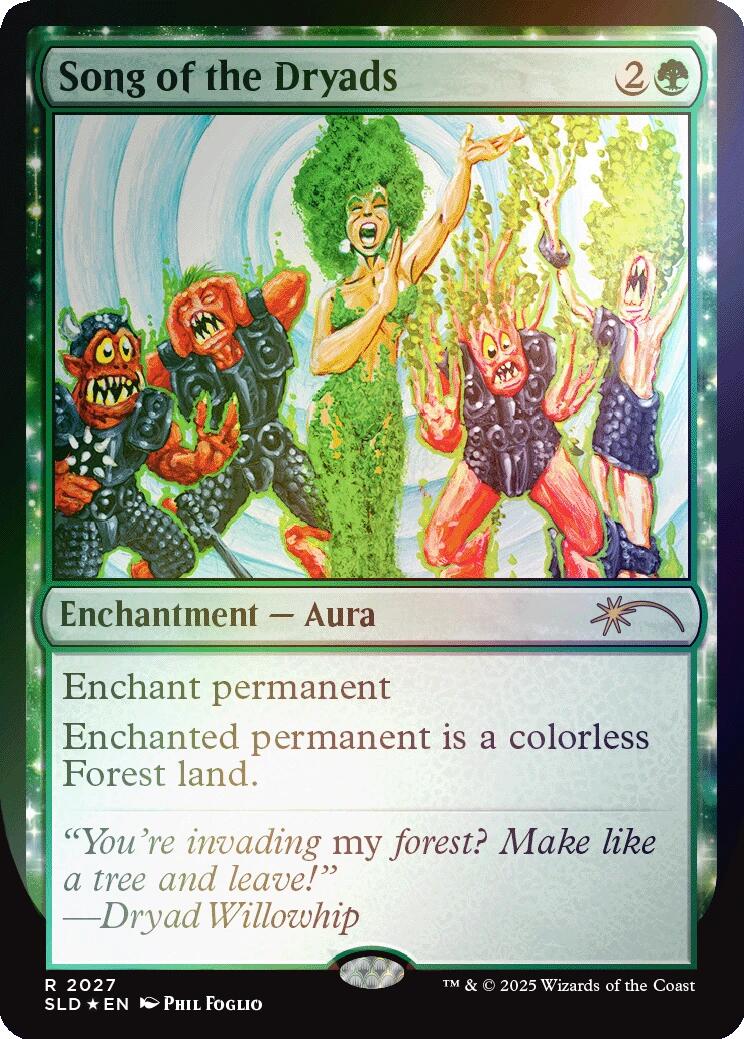 Song of the Dryads (2027) (Rainbow Foil) [SLD - 2027]