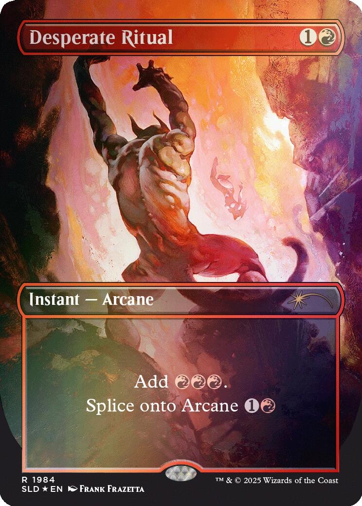 Desperate Ritual (1984) (Rainbow Foil) [SLD - 1984]