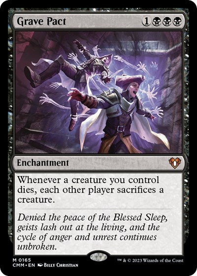 Grave Pact (Commander Masters) Light Play