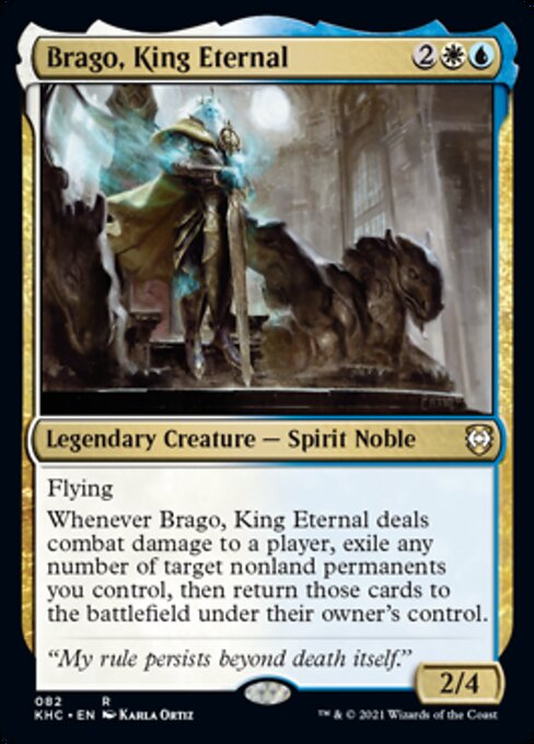 Brago, King Eternal (Commander 2021 Kaldheim) Light Play