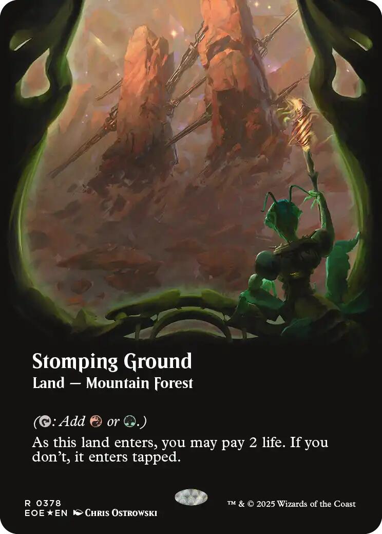 Stomping Ground (Borderless) (Galaxy Foil) [EOE - 378]