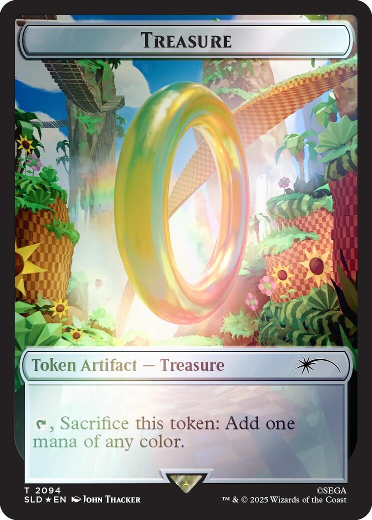 Treasure Token (2094) (Rainbow Foil) [SLD - 2094]