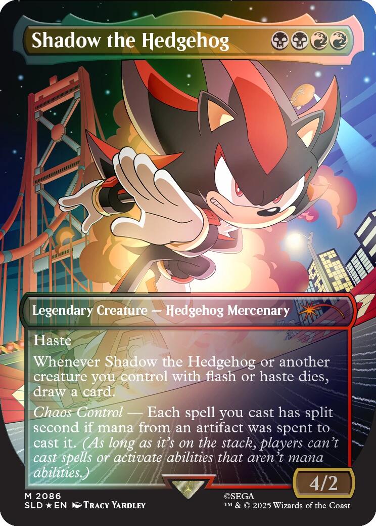 Shadow the Hedgehog (Rainbow Foil) [SLD - 2086]