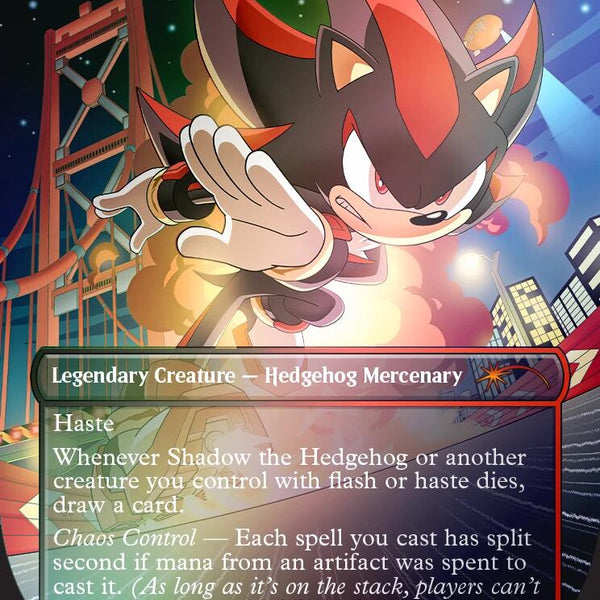 Shadow the Hedgehog (Rainbow Foil) [SLD