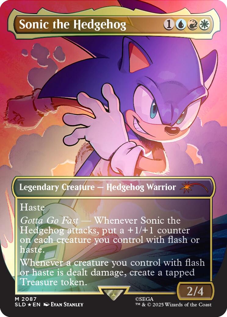 Sonic the Hedgehog (Rainbow Foil) [SLD - 2087]