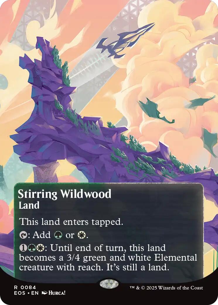 Stirring Wildwood (0084) (Borderless) [EOS - 84]