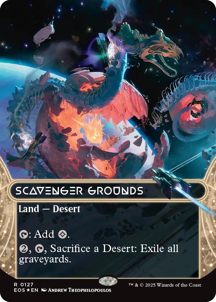 Scavenger Grounds (0127) (Borderless) (Galaxy Foil)