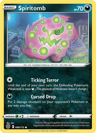 Spiritomb (SWSH09: Brilliant Stars) Light Play Reverse Holofoil