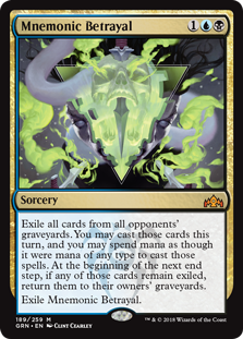 Mnemonic Betrayal (Guilds of Ravnica) Light Play Foil