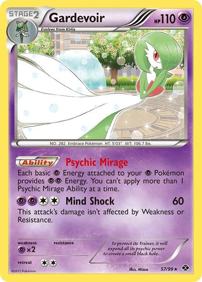 Gardevoir (Next Destinies) Light Play Holofoil