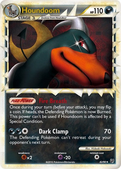 Houndoom (Prime) (Undaunted) Heavy Play Holofoil