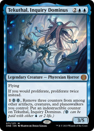 Tekuthal, Inquiry Dominus (Phyrexia: All Will Be One) Light Play