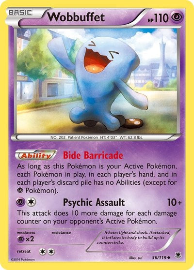 Wobbuffet (XY - Phantom Forces) Medium Play