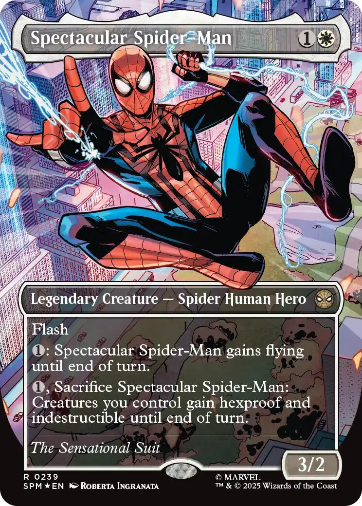 Spectacular Spider-Man (0239) (Borderless) (Textured Foil)